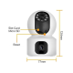 Camera dubla de supraveghere SX626 HD WIFI audio bidirectional