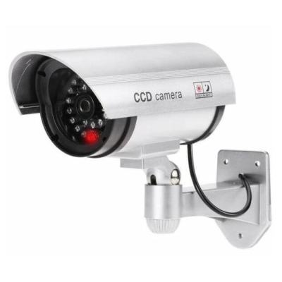 Camera Falsa Dummy de supraveghere cu LED IR Rosu