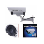 Camera Falsa Dummy de supraveghere cu LED IR Rosu