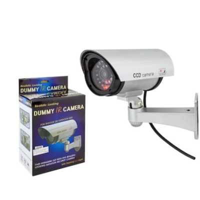 Camera Falsa Dummy de supraveghere cu LED IR Rosu