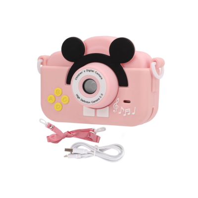 Camera Foto/Video Pentru Copii Ecran HD Camera Selfie MICKEY ROZ