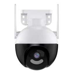 Camera inteligenta de Supraveghere cu Unghi Wide HD 4MP Rotunda Alba