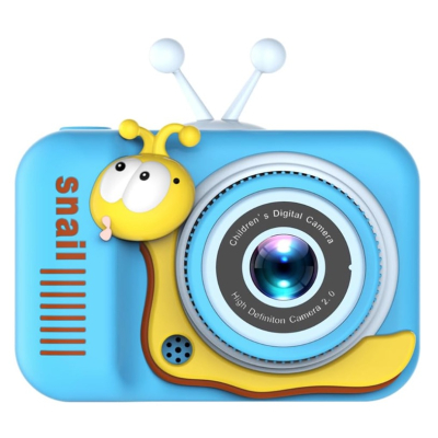 Camera pentru copii HD 1080P Melc Albastru