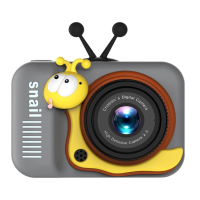 Camera pentru copii HD 1080P Melc Gri