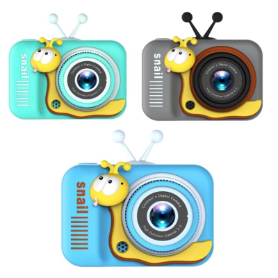 Camera pentru copii HD 1080P Melc Gri