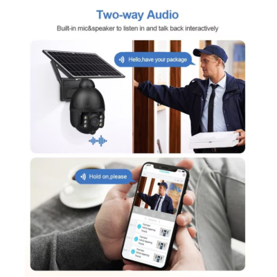 Camera Solara 5G Andowl Q SX80 Full HD Senzor PIR cu Stocare Multipla Zoom 4X