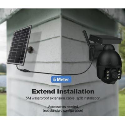 Camera Solara 5G Andowl Q SX80 Full HD Senzor PIR cu Stocare Multipla Zoom 4X