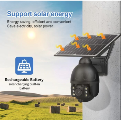 Camera Solara 5G Andowl Q SX80 Full HD Senzor PIR cu Stocare Multipla Zoom 4X