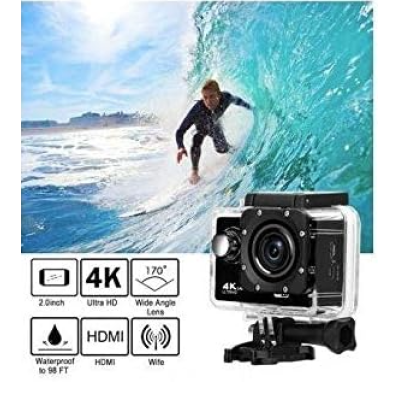 Camera Sport 4K HD GOLD Carcasa rezistenta la Apa