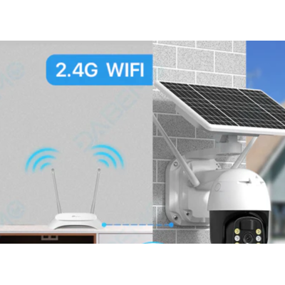 Camera supraveghere cu panou solar full HD PTZ 6 LED