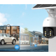 Camera supraveghere cu panou solar full HD PTZ 6 LED