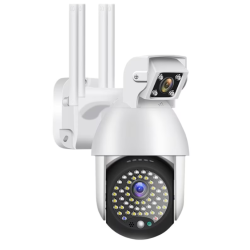 Camera Supraveghere IP PTZ Duala wireless 320 grade 1080p IR+LED Exterior Senzor Miscare Alarma