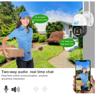 Camera Supraveghere video conexiune 4G sim V380PRO de 3MP 2048 x 1536