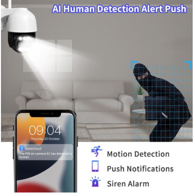 Camera supraveghere WIFI 8186XM IP66 HD wireless 2 MP 1920 X 1080 pixeli