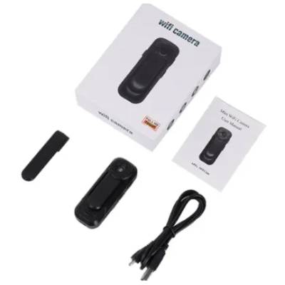 Camera video portabila cu clips 7 led