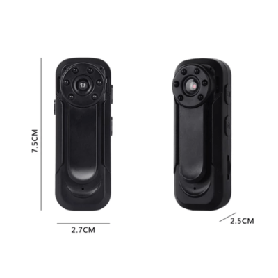 Camera video portabila cu clips 7 led