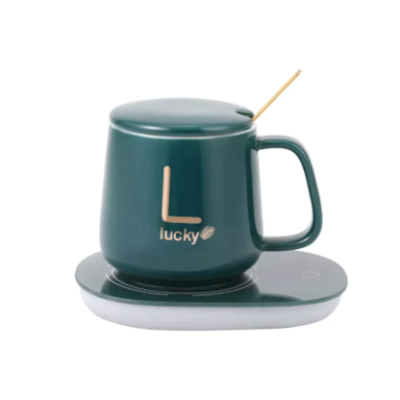 Cana ceramica VERDE cu incalzitor temperatura constanta 55 grade 220V 400 ml