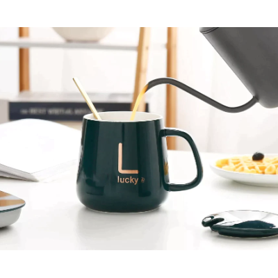 Cana ceramica VERDE cu incalzitor temperatura constanta 55 grade 220V 400 ml