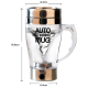 Cana Transparenta cu Amestecare Automata si Maner - Auto Stirring Mug 350 ml