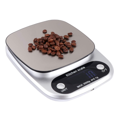 Cantar de bucatarie electronic cu display LCD GRI