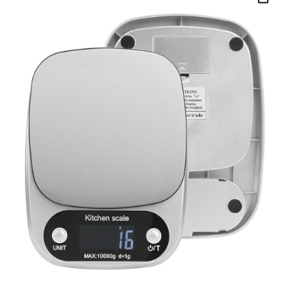 Cantar de bucatarie electronic cu display LCD GRI