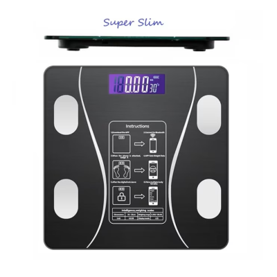 Cantar Electronic Ecran Digital Iluminat Compatibil Android/Ios cu Termometru AC-180 MD