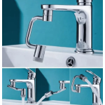 Cap de robinet rotativ 360 de grade, Moduri multiple de curgere a apei Cap de robinet rotativ 360 de grade, Moduri multiple de curgere a apei