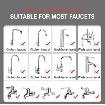 Cap De Robinet Universal Rotativ 720 Grade Pentru Bucatarie Sau Baie Filtru Economizor Sita