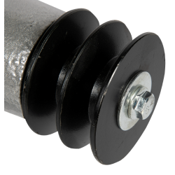 Cap motopompa 2 toli cu fulie dubla