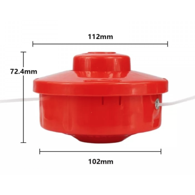 Cap tambur motocoasa plastic portocaliu M10 mm pas 1.25 mm