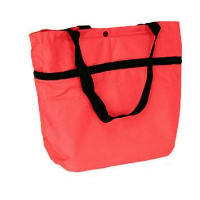 Carucior pliabil tip sacosa pentru cumparaturi cu roti si maner