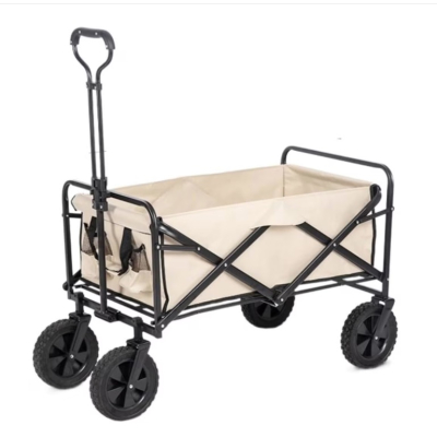 Carucior portabil si pliabil de cumparaturi cu 4 roti