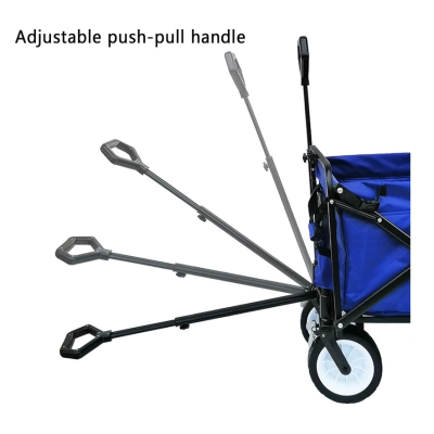 Carucior portabil si pliabil de cumparaturi cu 4 roti