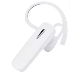 Casca bluetooth cu microfon Alb