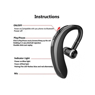 Casca handsfree Bluetooth model business S109 Negru MD