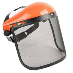 Casca protectie motocoasa cu viziera de plasa MX177