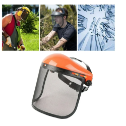 Casca protectie motocoasa cu viziera de plasa MX177