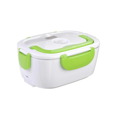 Caserola pentru mancare cu incalzire electrica 2 compartimente 12V verde