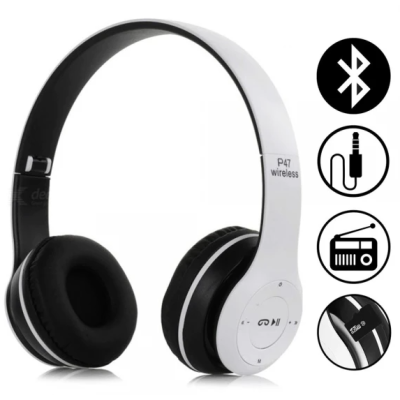UB CASTI AUDIO FARA FIR OVER-EAR P47 CU BLUETOOTH SI RADIO