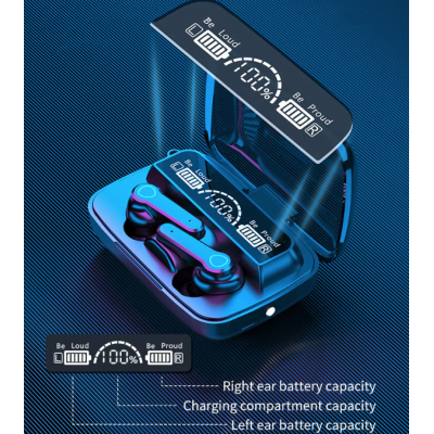 Casti Audio M19 In Ear baterie 2000 mAh Bluetooth Pairing automat Touch Control