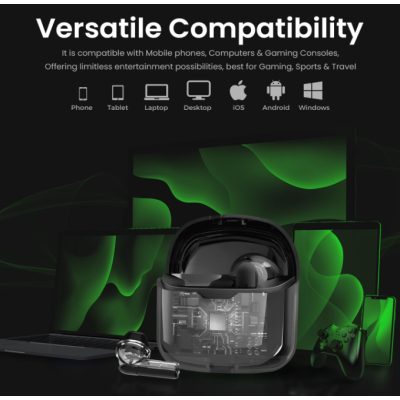 Casti Audio TC10 In Ear Bluetooth Touch Control