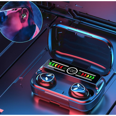 Casti bluetooth M20 pro cu display si afisaj