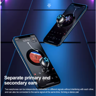 Casti bluetooth M20 pro cu display si afisaj