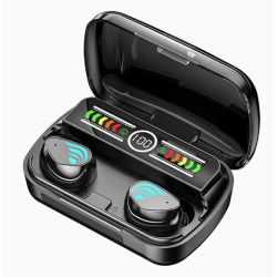 Casti bluetooth M27 cu afisaj digital