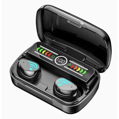 Casti bluetooth M27 cu afisaj digital