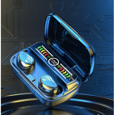 Casti bluetooth M27 cu afisaj digital