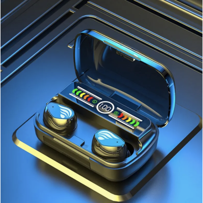 Casti bluetooth M27 cu afisaj digital