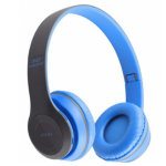 Casti wireless P47 Albastru wireless cu Bluetooth si microfon
