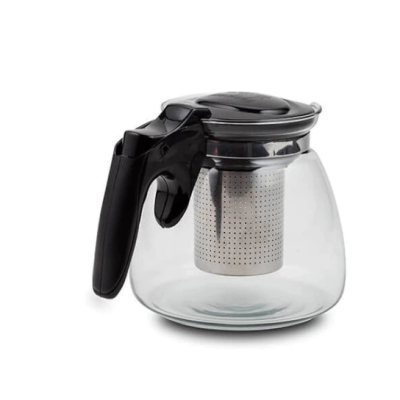 Ceainic 1100 ml din sticla termorezistenta filtru infuzor