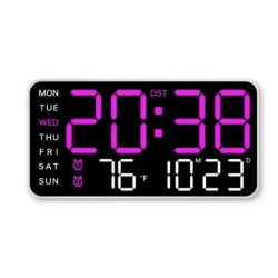 Ceas de masa sau perete 6659 cu afisaj digital temperatura si alrma Ceas de masa sau perete 6659 cu afisaj digital temperatura si alrma